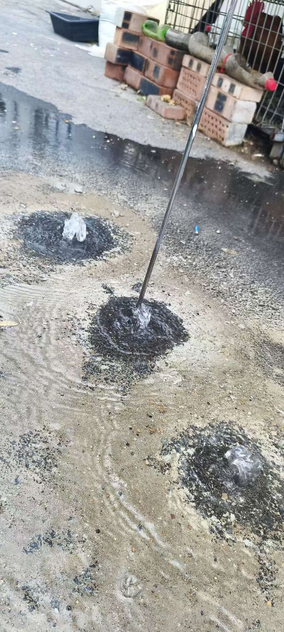 青岛地埋电缆断线故障维修现场实拍:漏水检测定位与维修施工