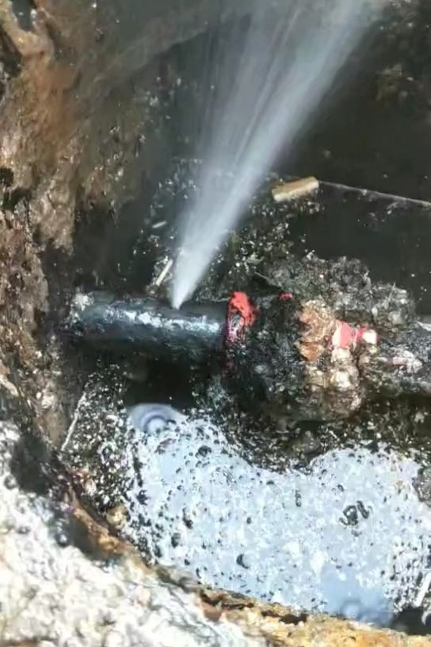 检测现场实拍:漏水检测定位与维修施工